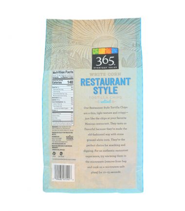 White Corn Restaurant Style Tortilla Chips Salted, 14 oz, 365 Everyday Value® _ Whole Foods Market-1.jpg