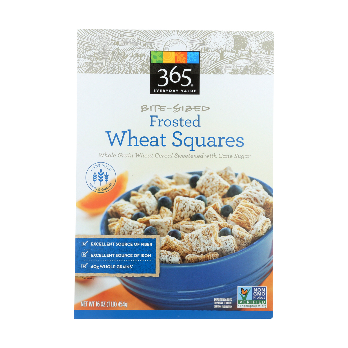 Frosted Wheat Squares Cereal (Bite-Sized), 16 oz, 365 Everyday Value® _ Whole Foods Market Frosted Wheat Squares Cereal (Bite-Sized), 16 oz, 365 Everyday Value® _ Whole Foods Market