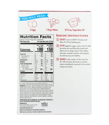 Brownie Mix Chocolate Fudge, 15 oz, 365 Everyday Value® _ Whole Foods Market-1.jpg