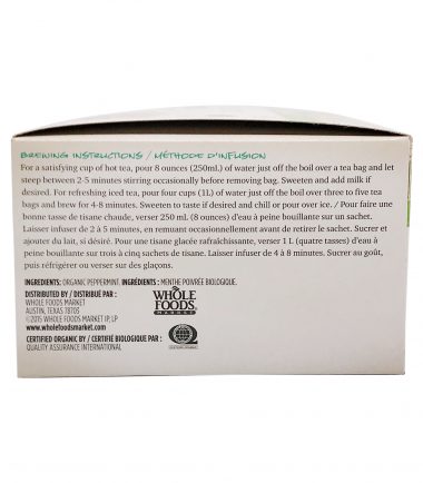 Organic Peppermint Tea (40 Ct), 1.8 oz, 365 Everyday Value® _ Whole Foods Market-4 Organic Peppermint Tea (40 Ct), 1.8 oz, 365 Everyday Value® _ Whole Foods Market-1.jpg